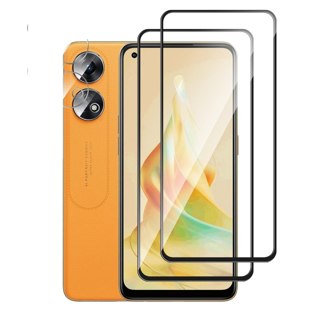 New's Tempered Full COVER - CLEAR OPPO Reno11F Reno8 4G 8 5G 8T 8Z Reno7 7 5G 7Z Reno6 6 Reno5 5F Re