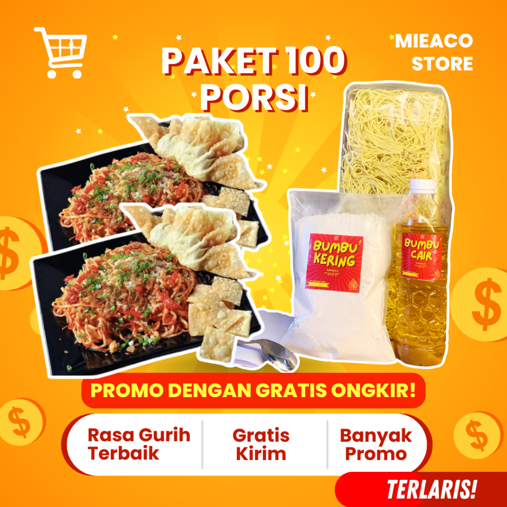 

BAHAN BAKU 100 PORSI UNTUK USAHA KECIL BESAR DAN RUMAHAN SIMPEL