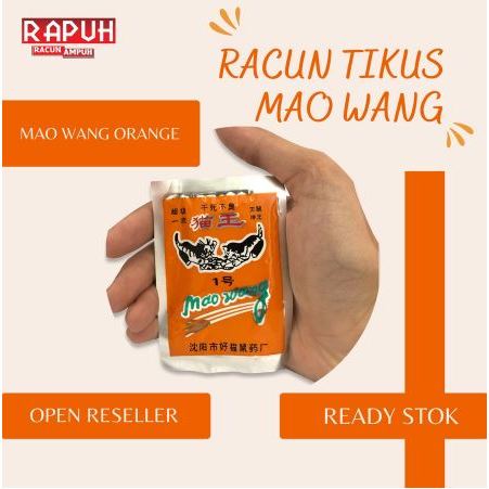 MAO WANG Racun Tikus (Bikin Mati Kering Di Tempat Terang)