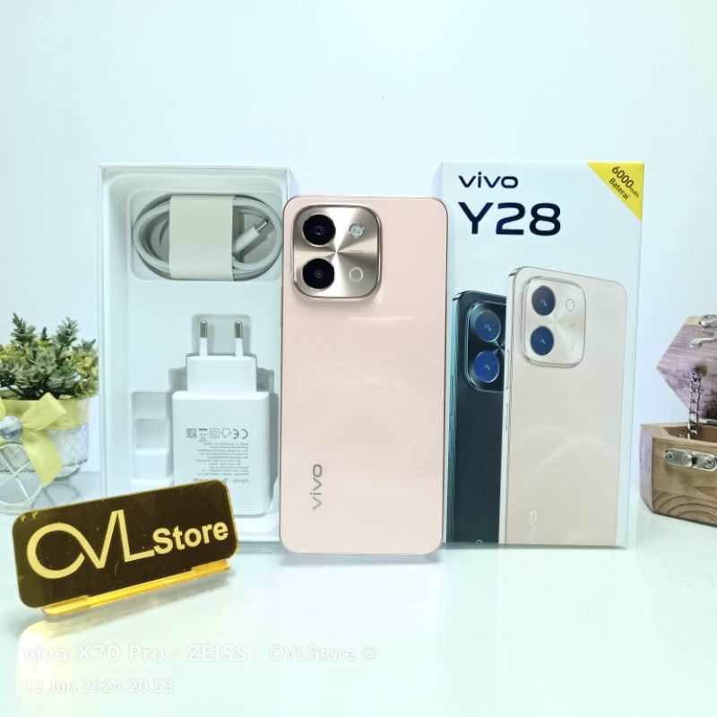 Vivo Y28 RAM 8/256 GB HP Bekas Fullset Murah