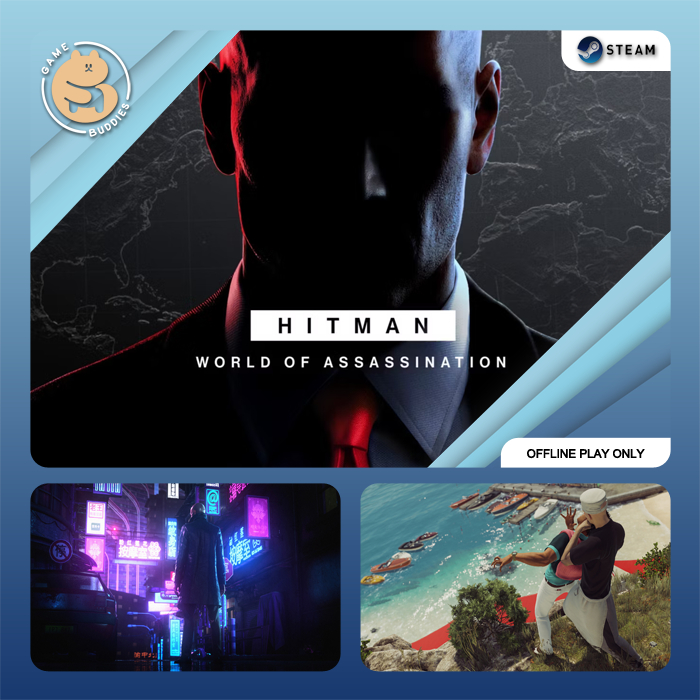 Hitman 3 World of Assassination Deluxe Edition Steam ( Offline / Own Account ) Game PC Original