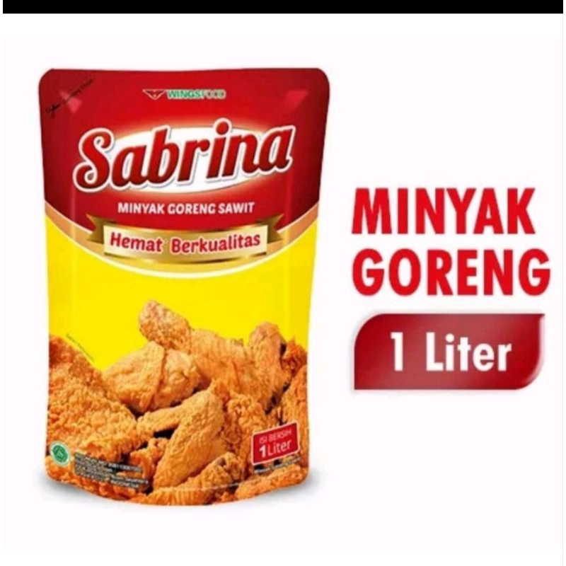 

minyak goreng sabrina 1 liter