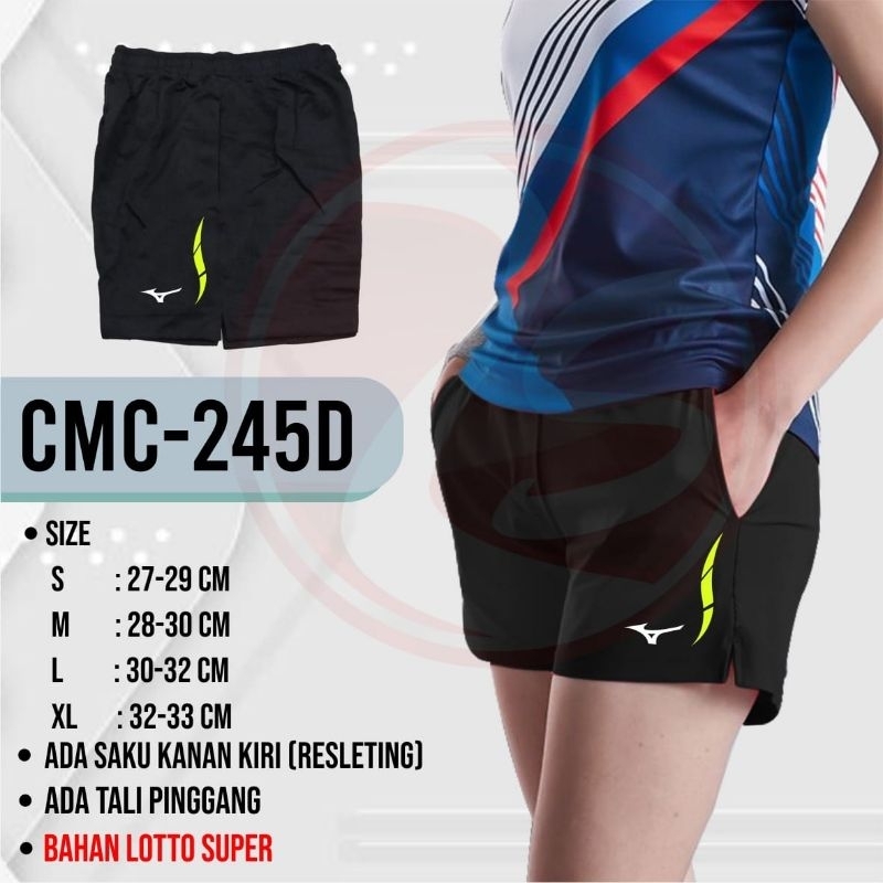 Celana voli cewek celana pendek olahraga cewek hotpants voli cewek celana olahraga cewek kantong res