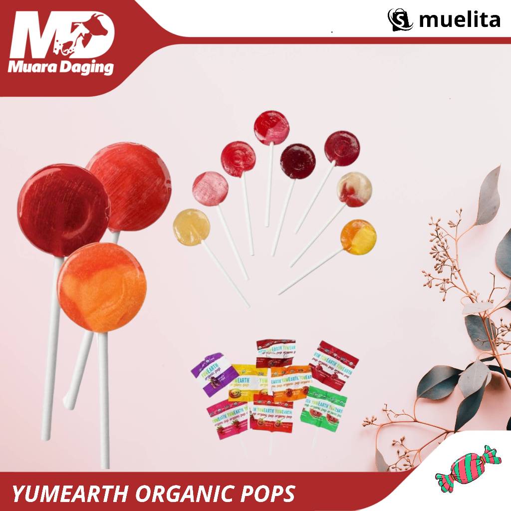 

Permen Yumearth Organic Lollipops Vit C - PERMEN ANAK TIDAK MEMBUAT BATUK