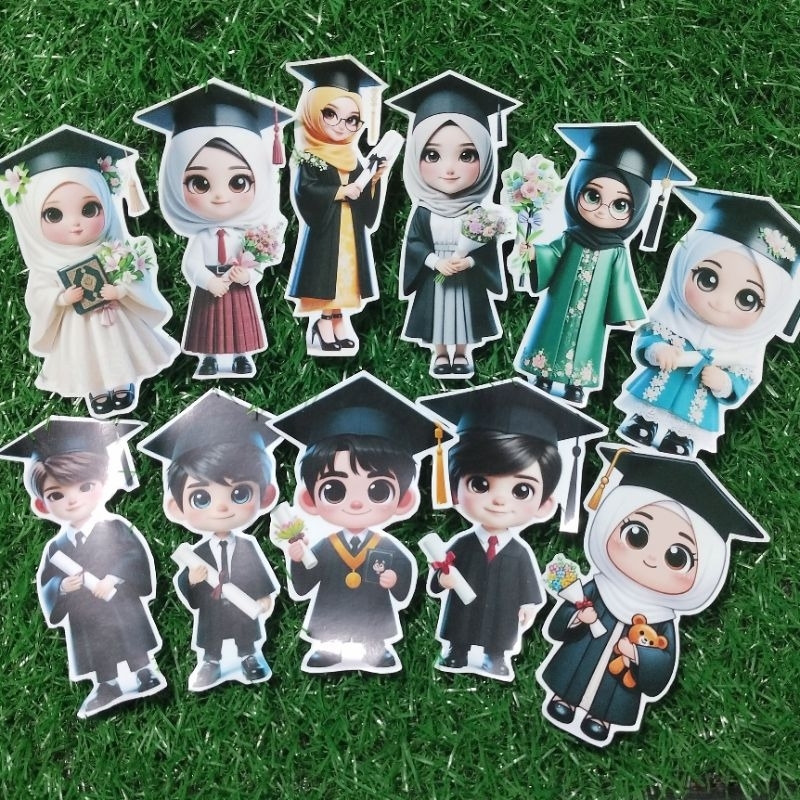 

Topper Buket Lucu Gemoy Murah untuk hiasan/pelengkap buket gift warna Anti Luntur