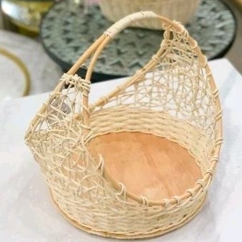 keranjang buah rotan / keranjang cincin rotan/ Keranjang rotan / keranjang hantaran dan seserahan pe