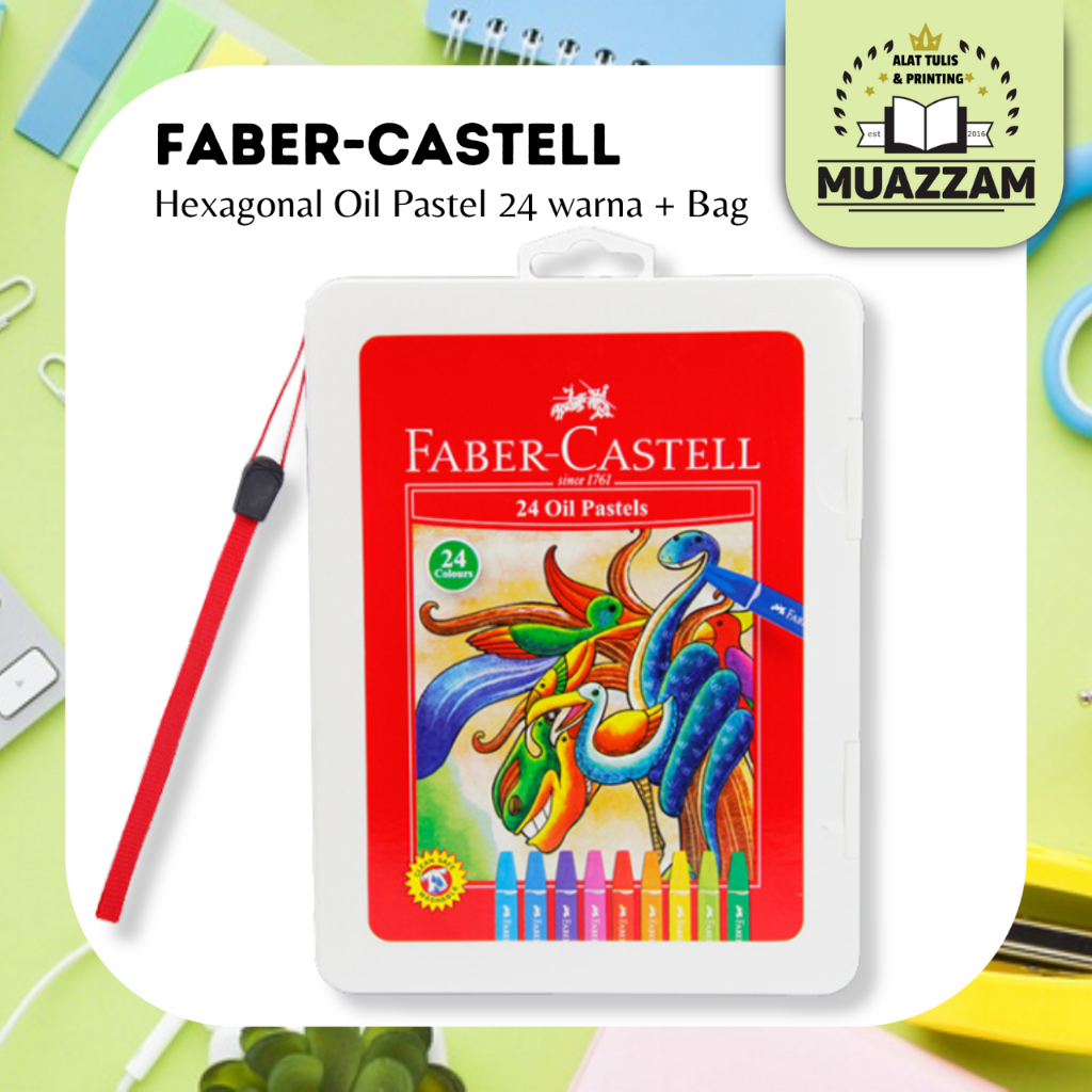 

Faber-Castell Hexagonal Oil Pastell 24 Warna