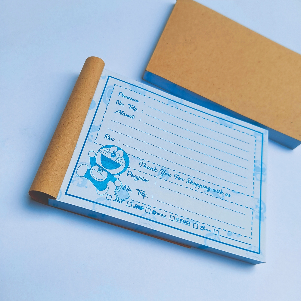 

Label pengiriman / Label Pengiriman Online Shop / Label Pengiriman karakter doraemon murah .