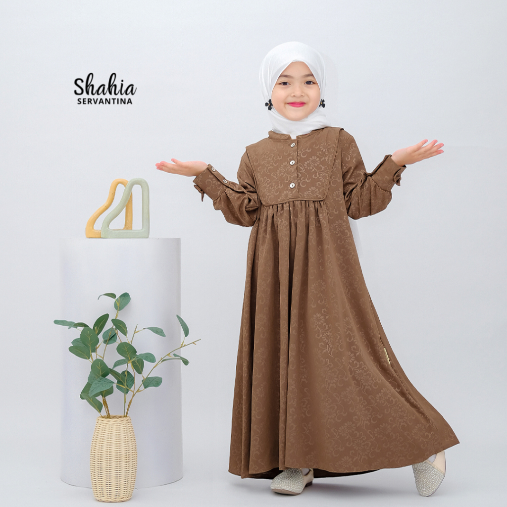 Shahia Servantina - Angela Dress Gamis Anak Perempuan