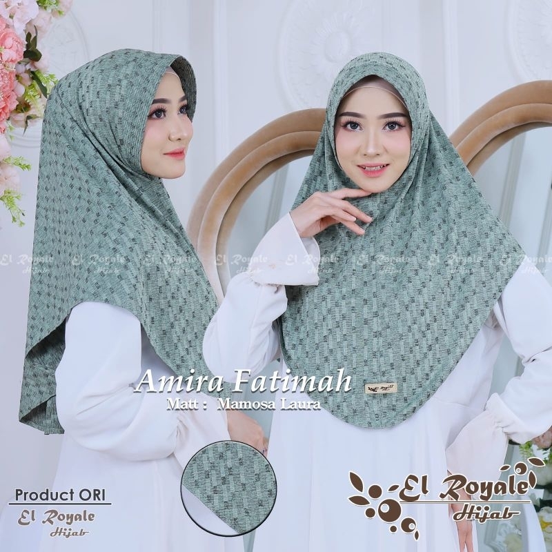 Hijab Bergo Instan RHIHANA L original by El Royale Hijab