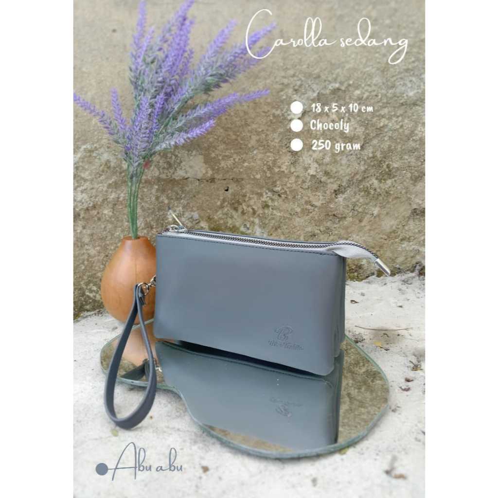 TAS CAROLLA BY BIRU TSABITA || TAS SELEMPANG POUCH HAND BAG WANITA DEWASA MODEREN TERKNI ELEGAN