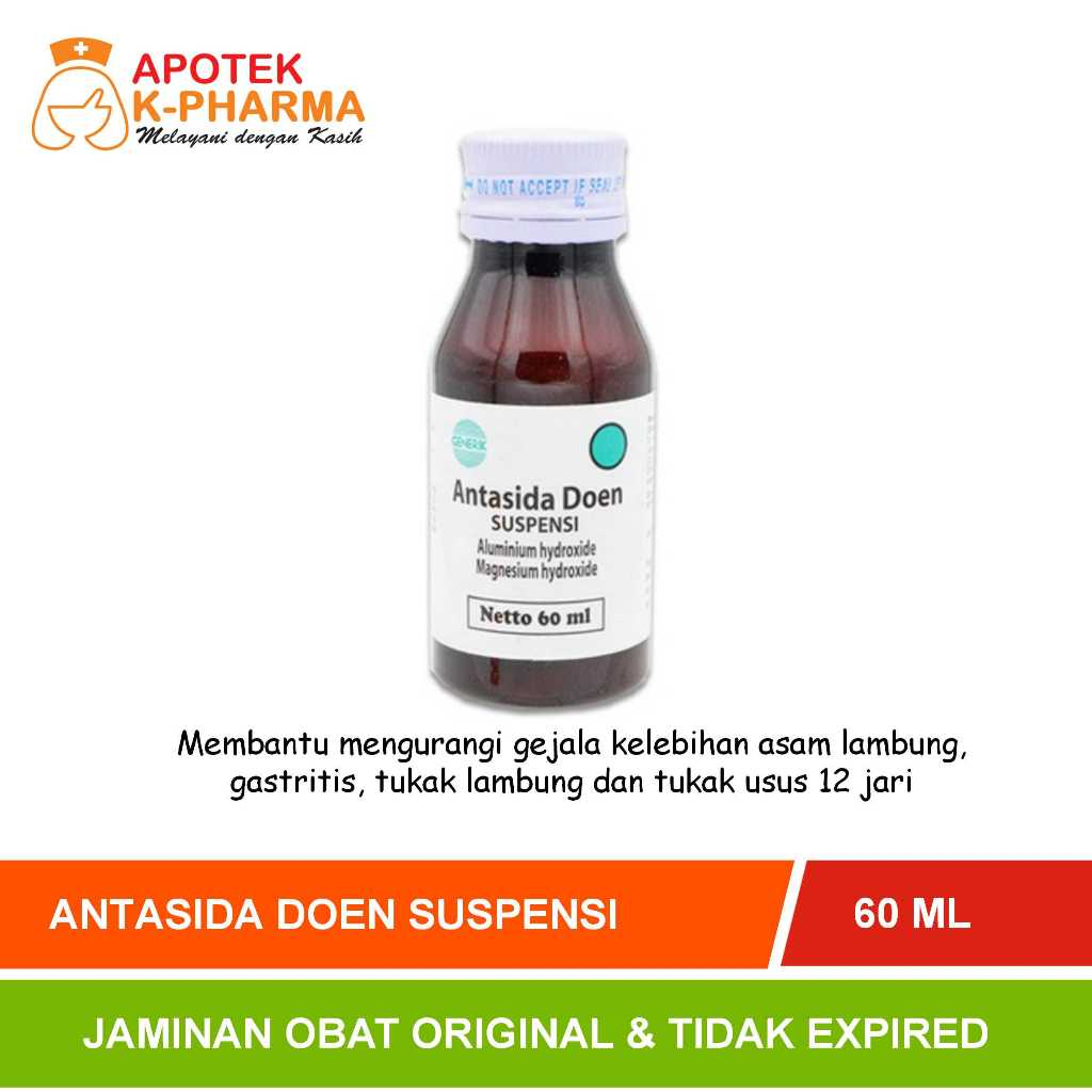Antasida Doen Sirup Isi 60ml Obat Original Mersi