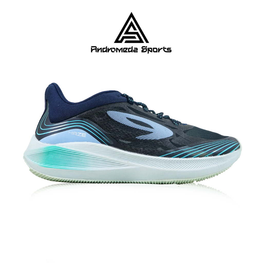 910 Nineten Sepatu Lari HAZE VISION - BIRU TUA/ABU/HIJAU