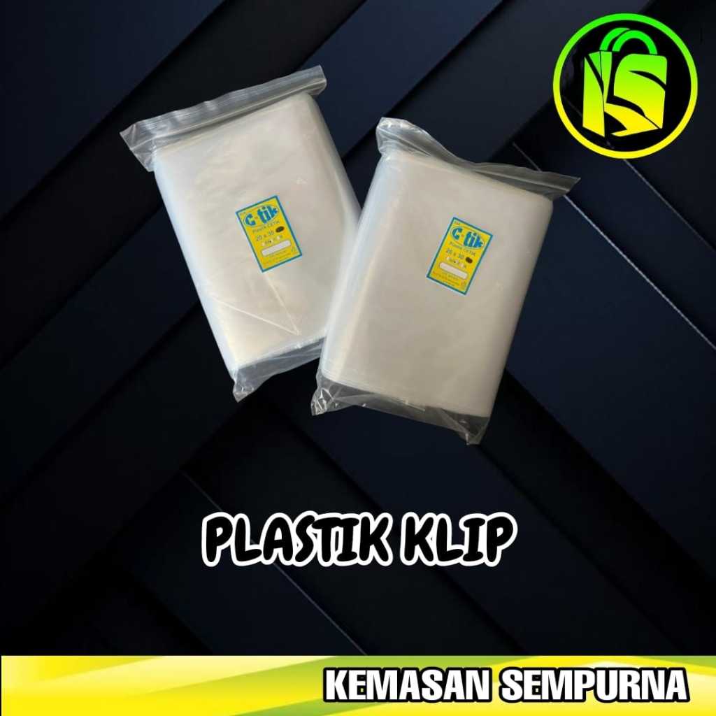 Plastik Klip baju Tanpa Handel klip baju biasa ukuran 20x30