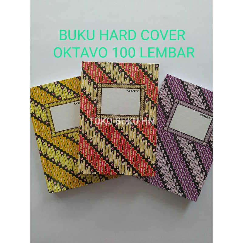 

BUKU HARD COVER OKTAVO 100 LEMBAR / BUKU SAKU