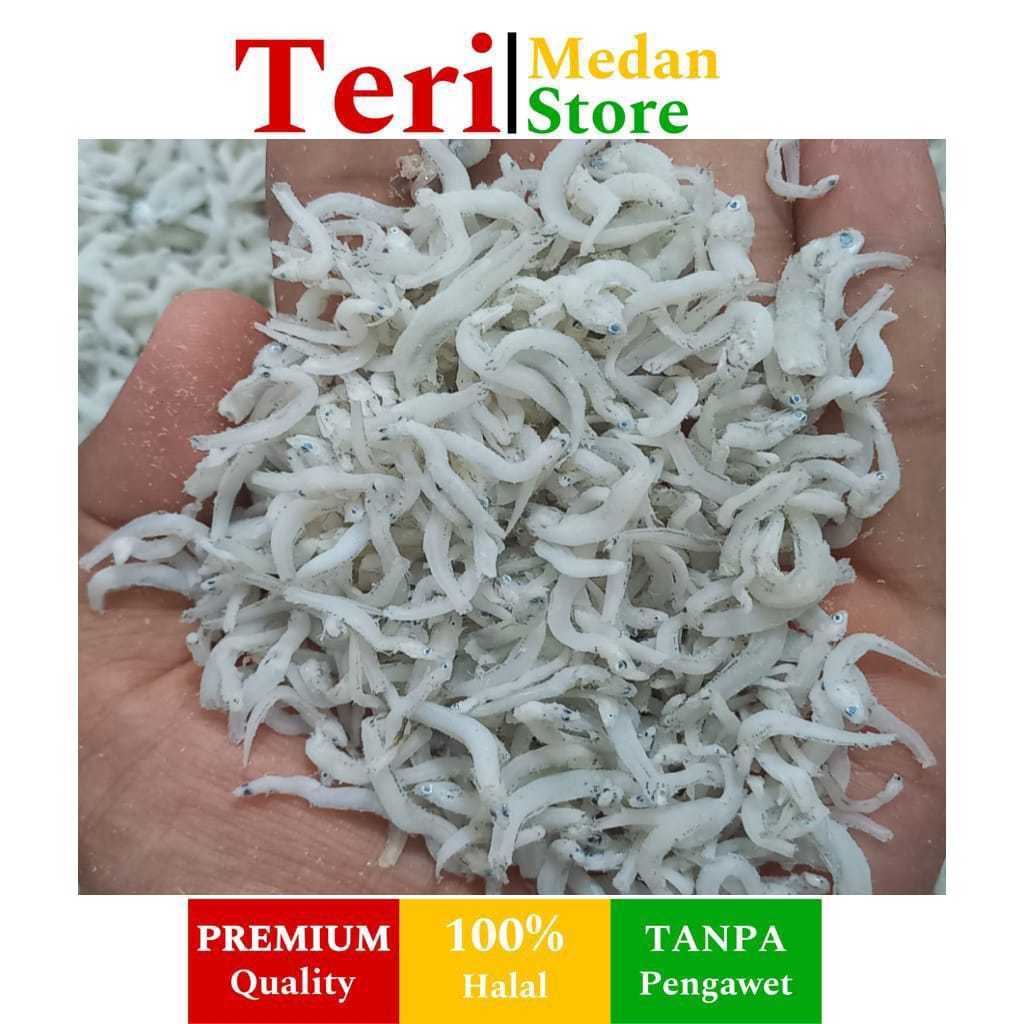 

Ikan teri nasi medan asli kering ukuran kecil kualitas super premium berat 1kg