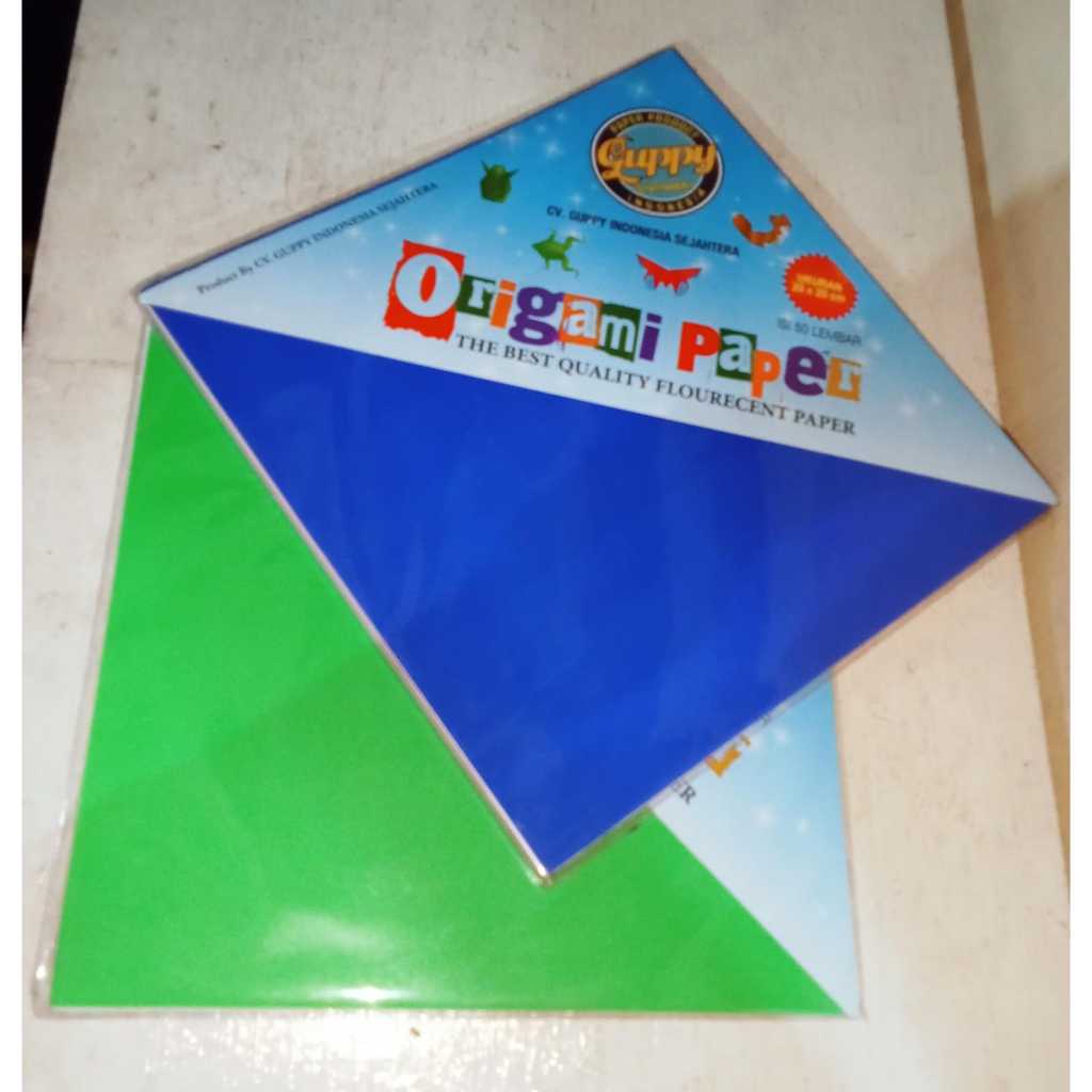 

Origami Warna Warni 20 x 20 Isi 50 Lembar