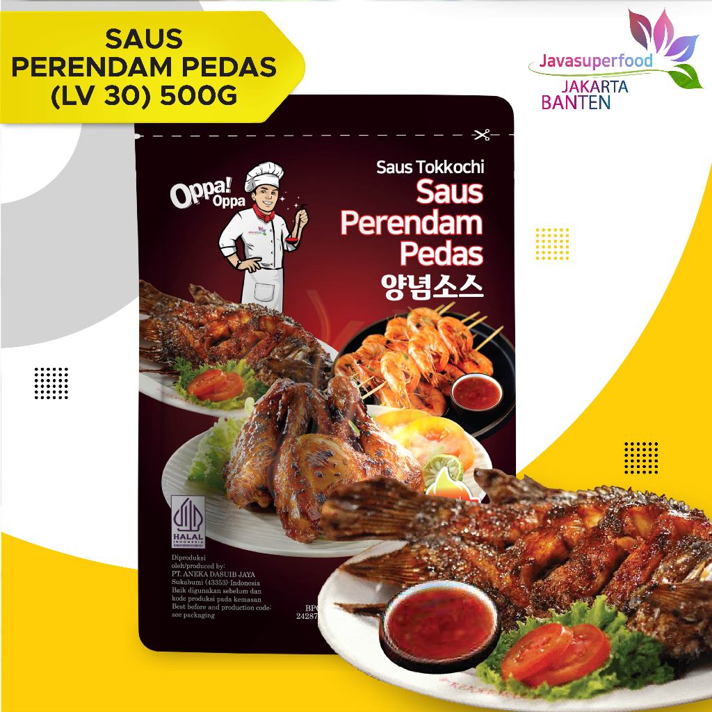 

Saus Perendam Pedas Tokkochi Saus Buldak Pedas 500g Level 30 Oppa-Oppa