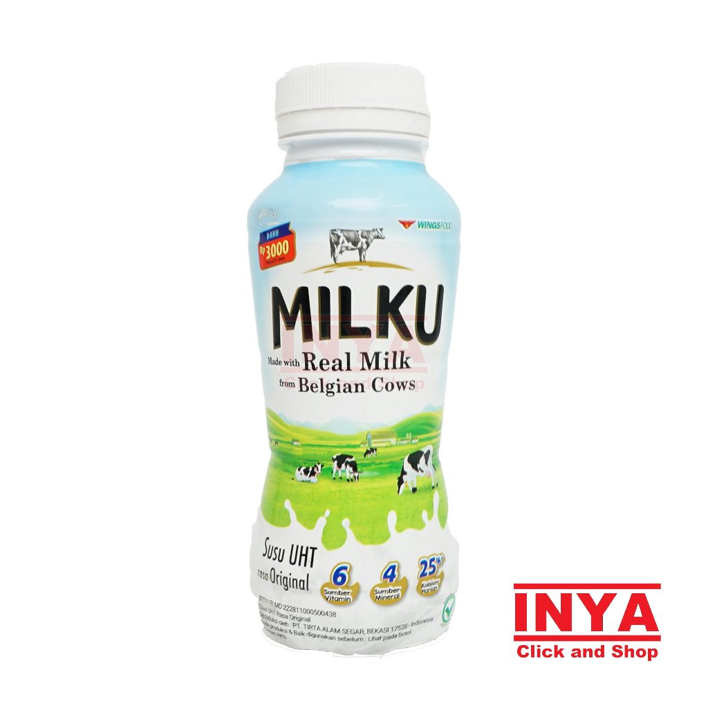 

Milku Susu UHT Rasa Original 200ml - Susu Kemasan - Milk Drink