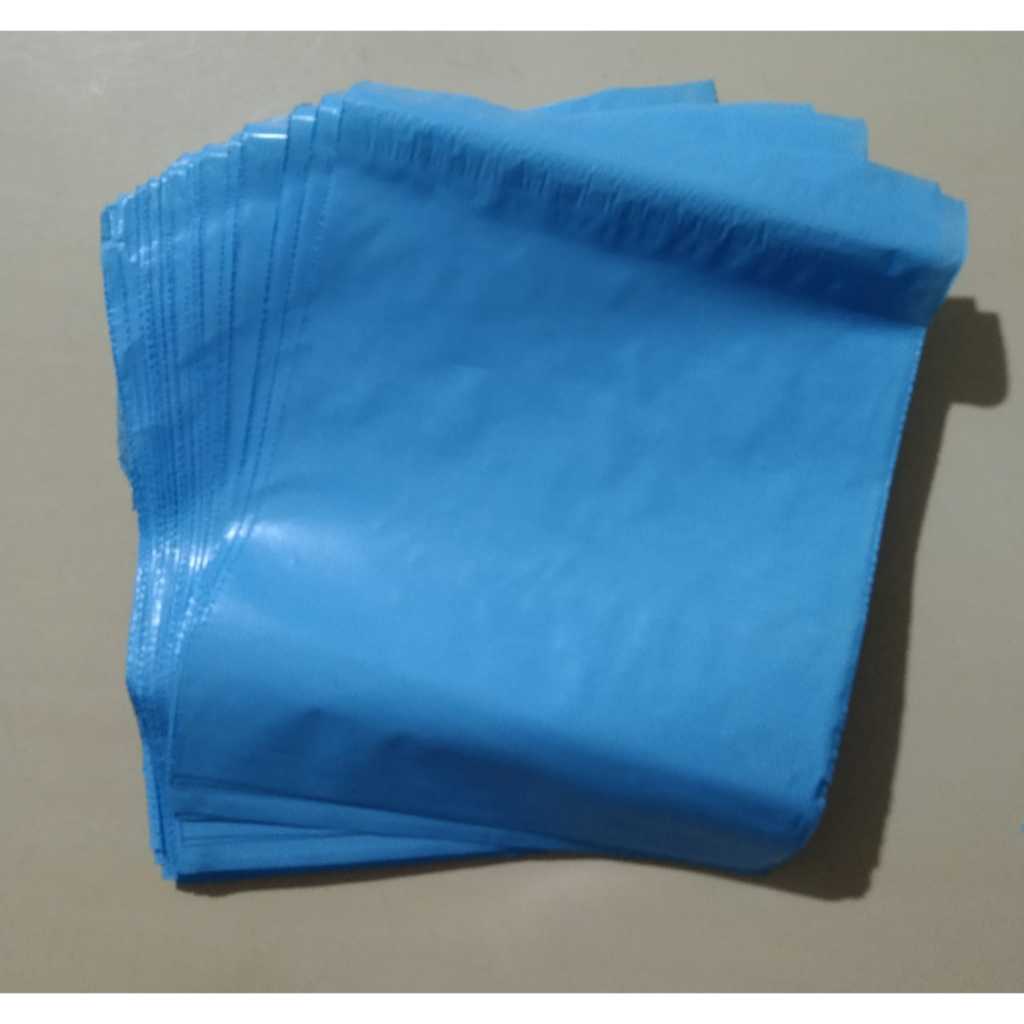

Plastik Polymailer/ Plastik Packing Online Shop Ukuran 16x20cm Per Pcs Warna Biru Glossy