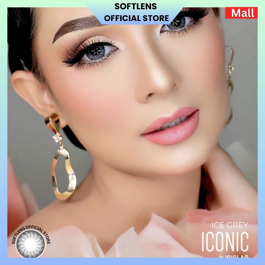 SOFTLENS LIVING COLOR ICONIC ( Normal ) BY IRISLAB 14.4MM Soflens Free Lenscase