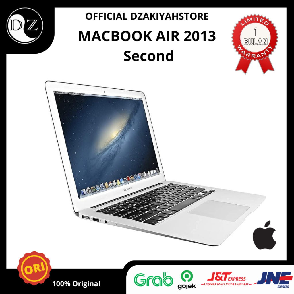 MACBOOK AIR MID 2013 13 INCH 4/128 GB SECOND UNIT ONLY