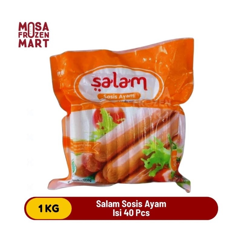 

Salam Sosis Ayam 1 Kg Isi 40 Pcs