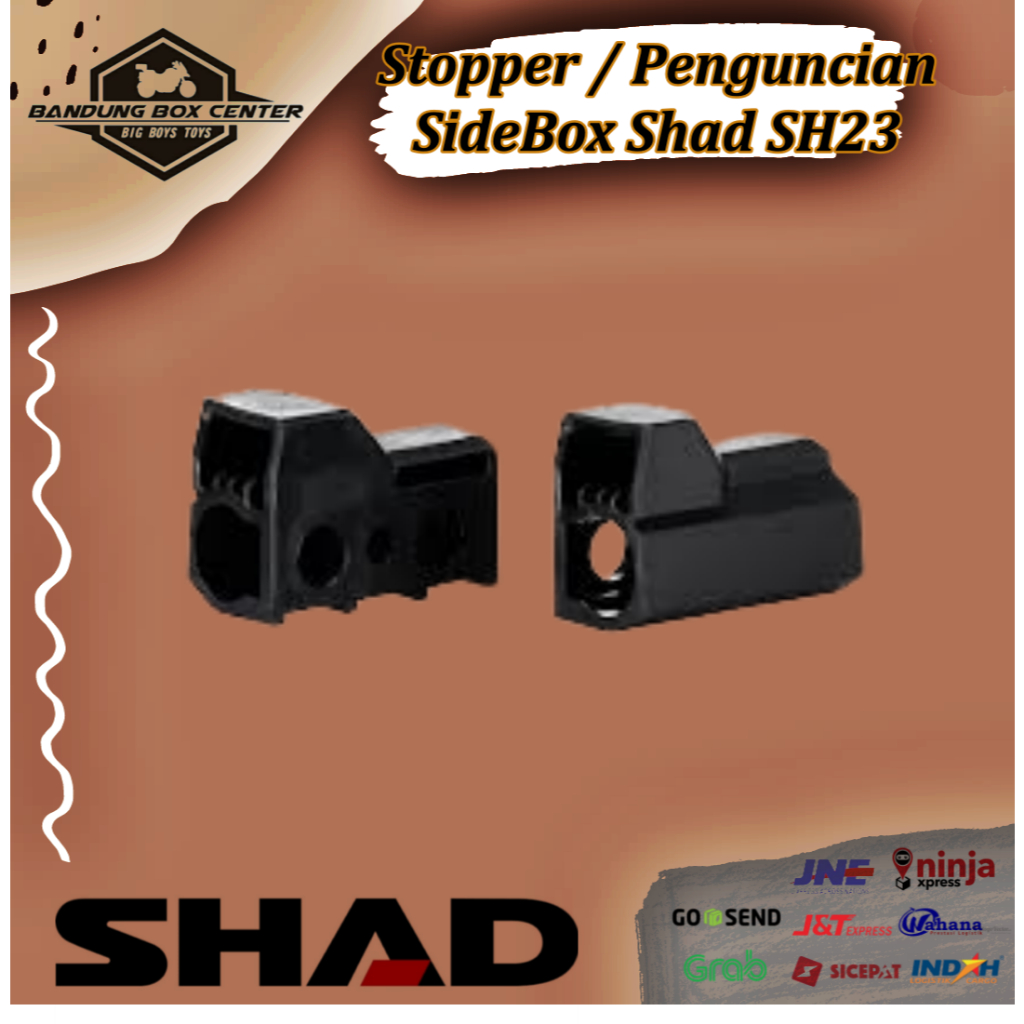 Stopper SideBox Shad SH23 Penguncian Shad SH23 Stoper Plastik Penguncian Shad SH 23