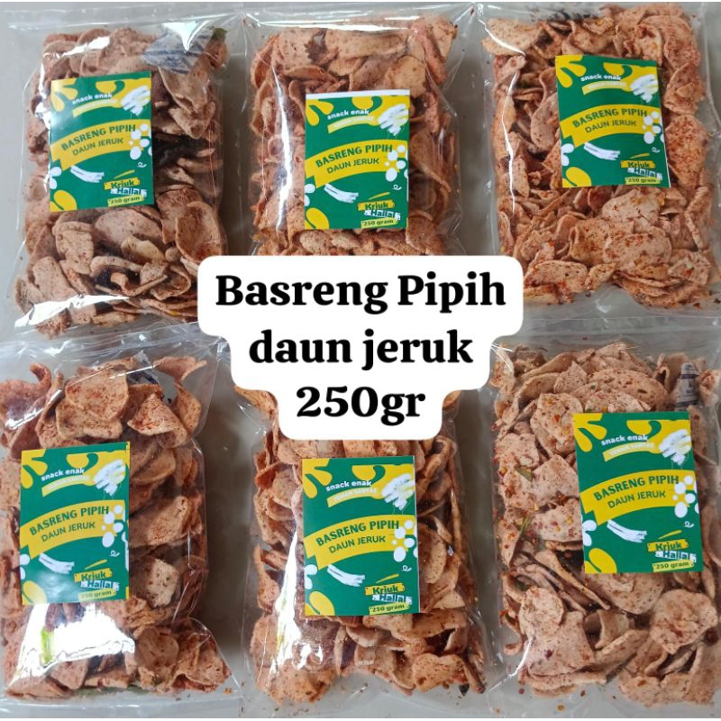 

Basreng pipih daun jeruk