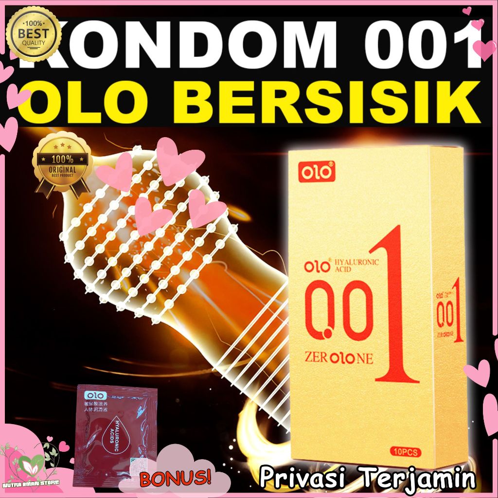 Kondom OLO 001 Gold Gerigi Sisik