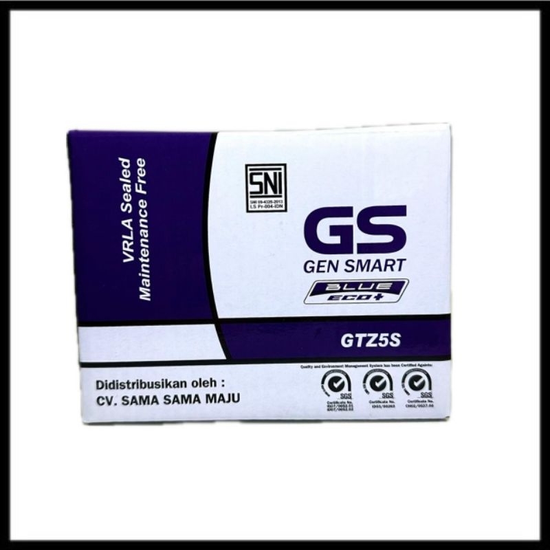 Aki Motor Yamaha Byson GTZ5S  Accu Kering MF