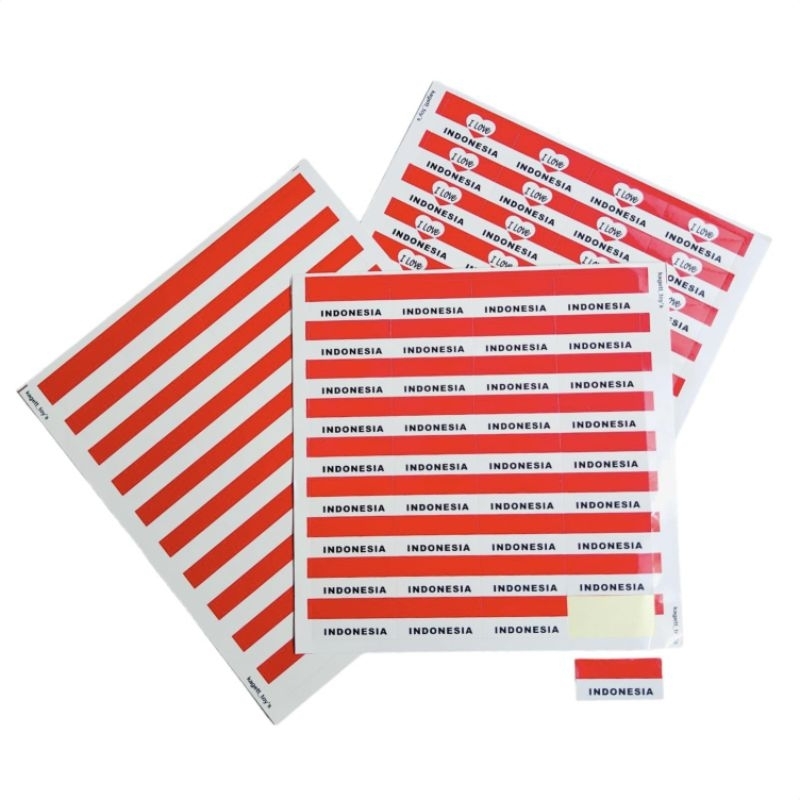 

1lbr isi 32 CUTTING STIKER PIPI BENDERA MERAH PUTIH ((stiker CUTTING))