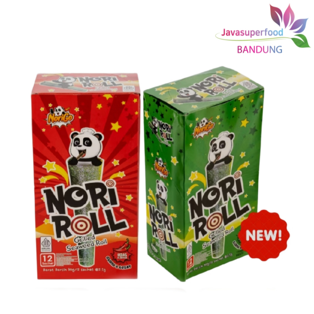 

Snack Nori Roll Grilled Seaweed Roll 1 Box Isi 12Pcs / Snack Rumput Laut 2.5g