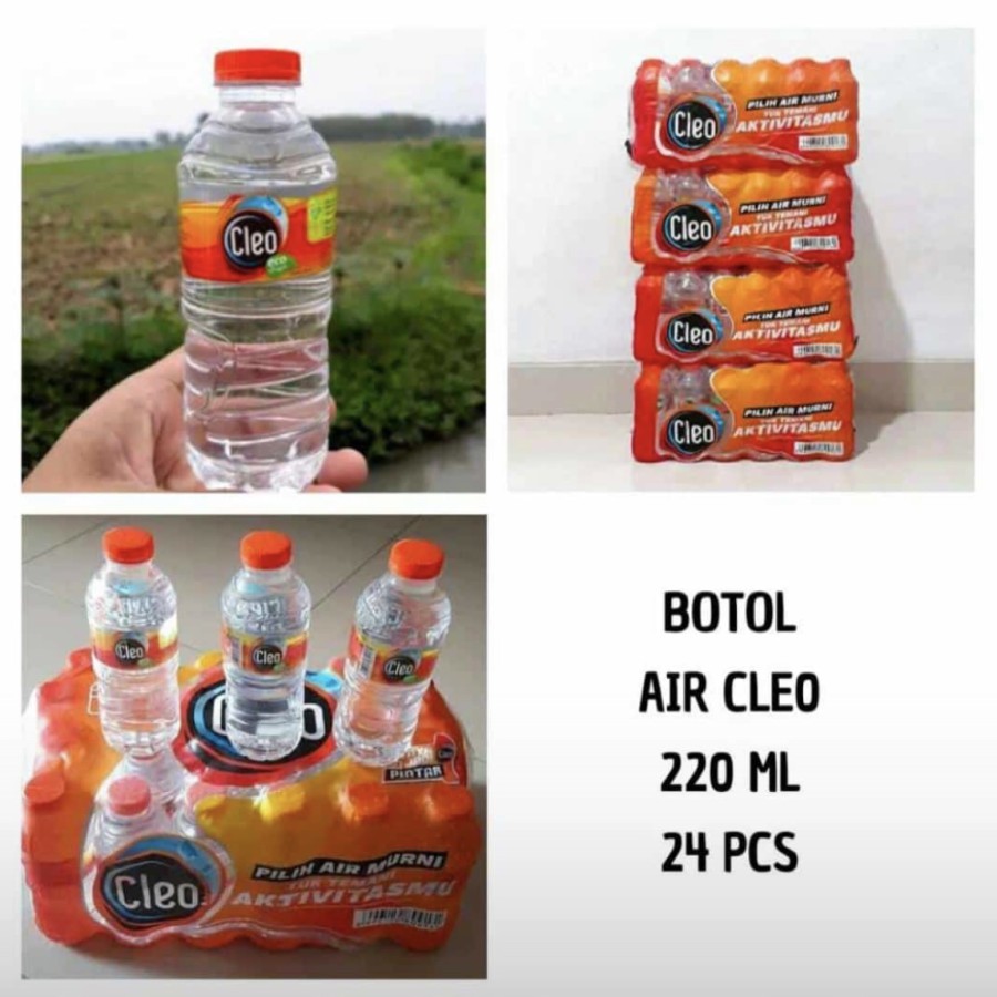 

CLEO AIR MINERAL BOTOL 220 ML / krat isi 24