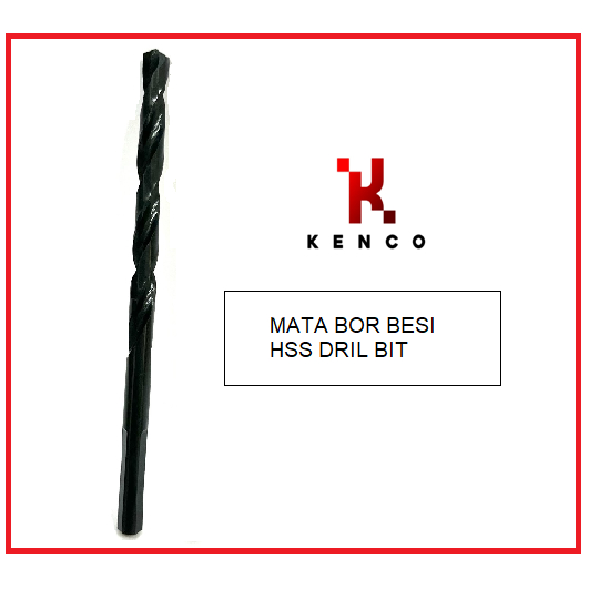 Mata Bor Besi HSS 7 mm untuk Pengeboran Logam dan Baja Ringan