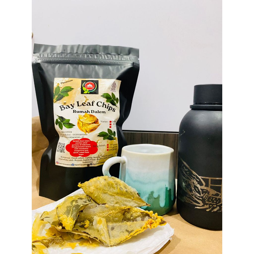 

rumah dalem keripik daun salam kudus camilan sehat camilan unik camilan istimewa camilan keluarga keripik sehat keripik lezat keripik unik keripik renyah keripik gurih kaya antioksidan lebih dari sekedar keripik biasa kemasan standing pouch berat 60 gr
