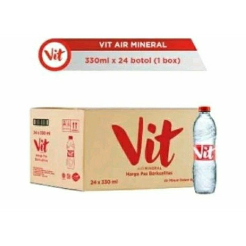 

Vit air mineral 330ml x 24 botol ( 1 karton )