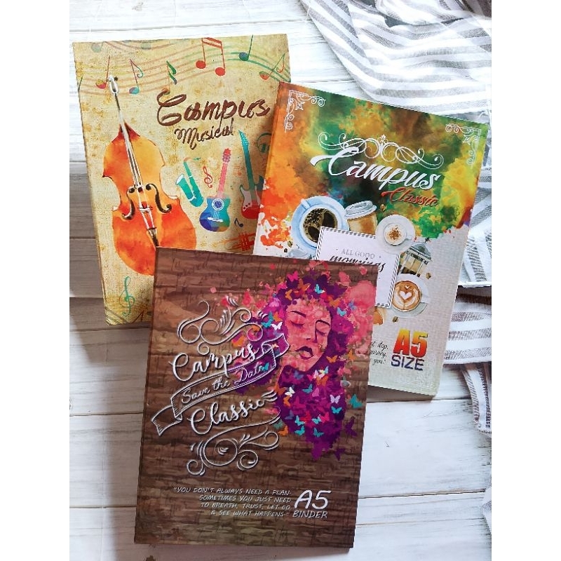 

BINDER A5 20 LUBANG COVER KARTON TEBAL MOTIF FANCY/CAMPUS