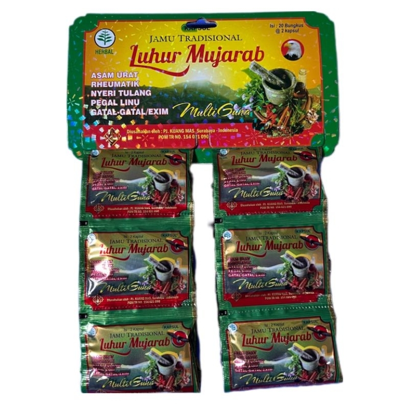 LUHUR MUJARAB KAPSUL ORIGINAL