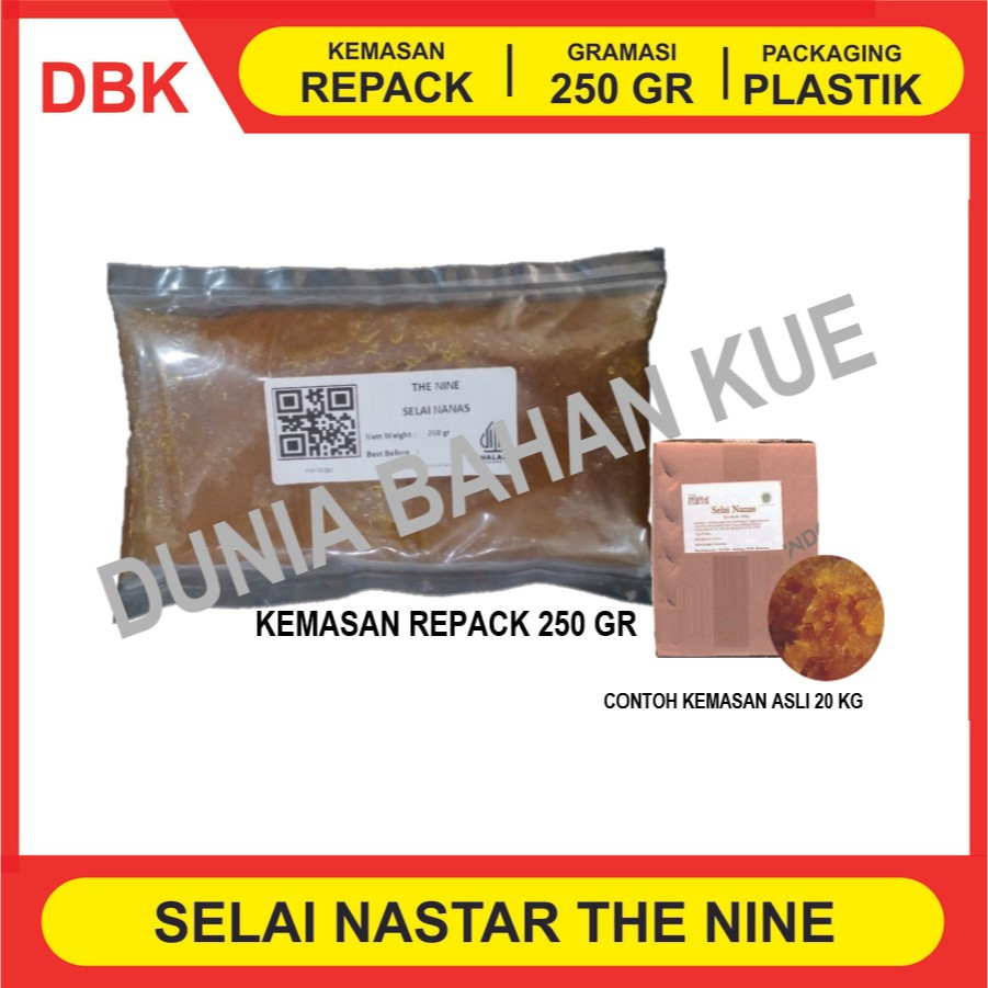 

SELAI NANAS THE NINE REPACK 250 GR / ISIAN NASTAR / SELAI NASTAR