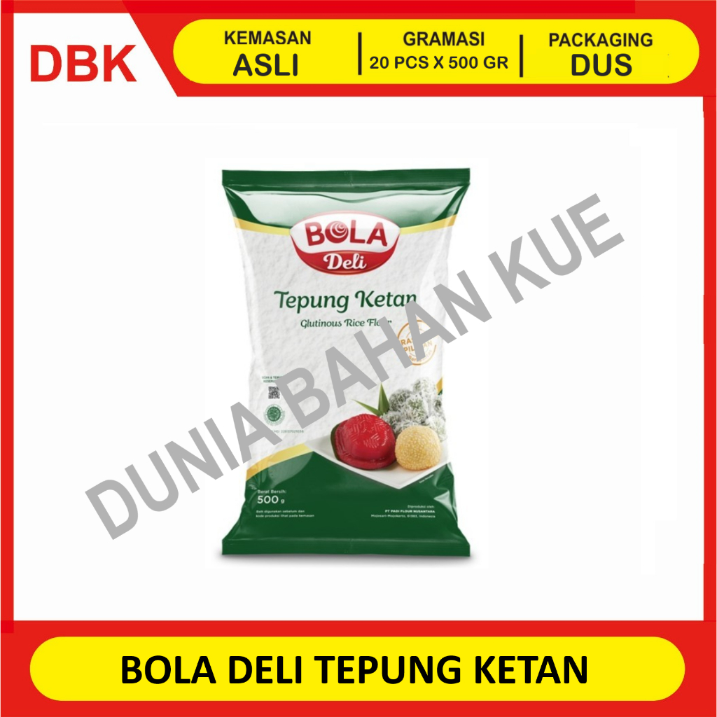 

BOLA DELI TEPUNG KETAN 500 GR - 1 DUS 20 PCS
