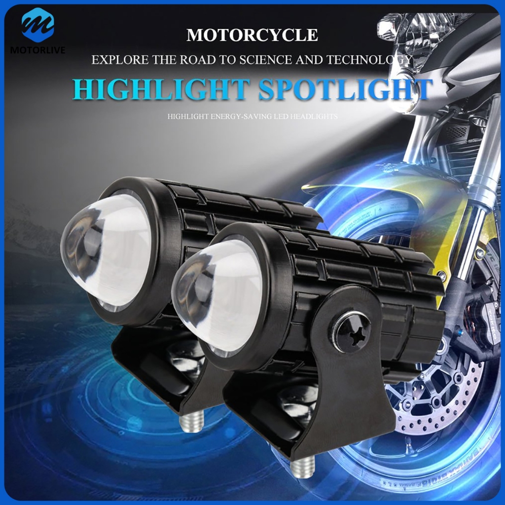 1 Lampu Tembak Laser Led Mini 2 Warna - Lampu Tembak Sorot Foglamp Mini D2 Laser Gun/lampu tembak la