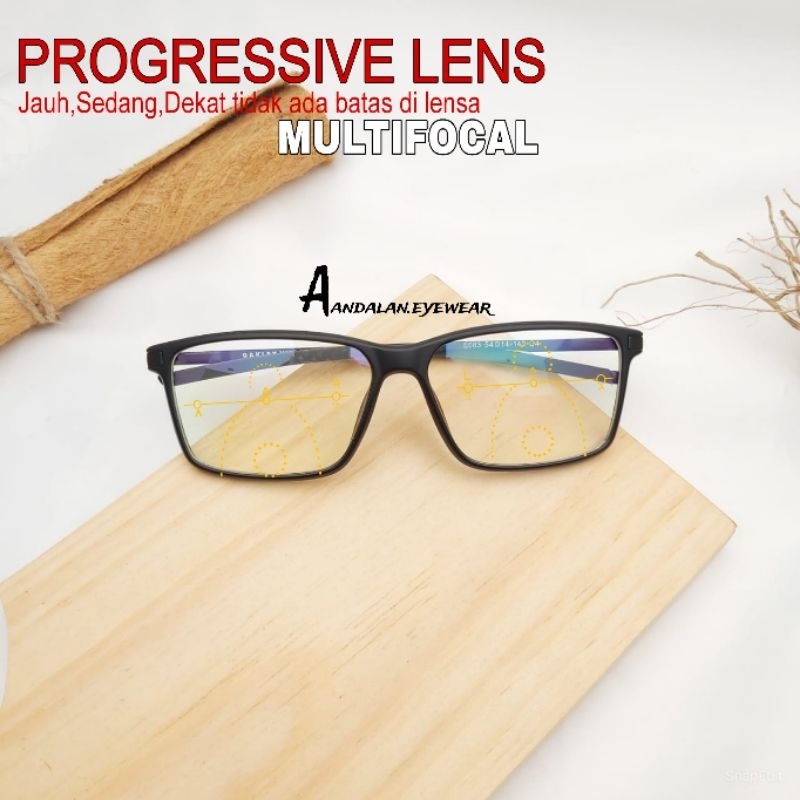 Kacamata baca pria kacamata progressive Photochromic E083
