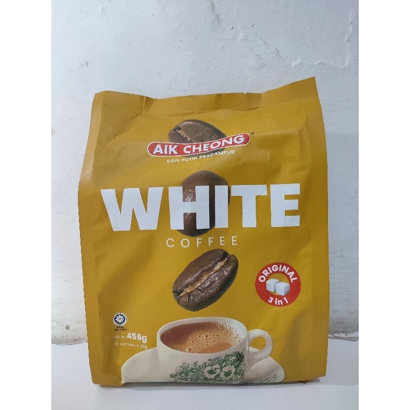 

Aik Cheong White Coffee Original 3in1 Original Malaysia 12Sticks x 38Gram
