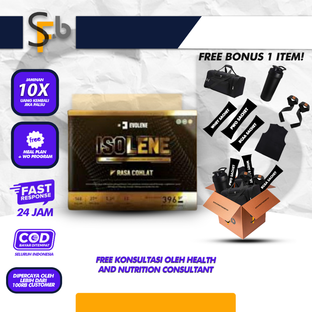 Evolene Isolene Whey Protein Isolate 396 Gram