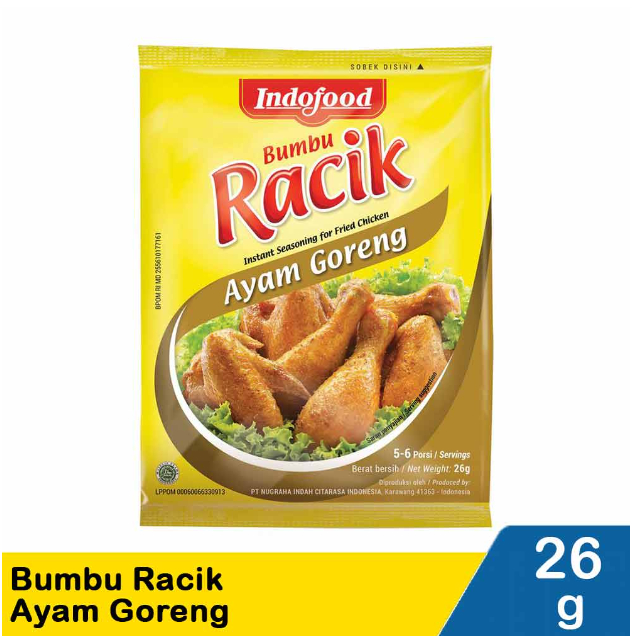 

KIRIM INSTAN Bumbu Racik Ayam Goreng Sachet
