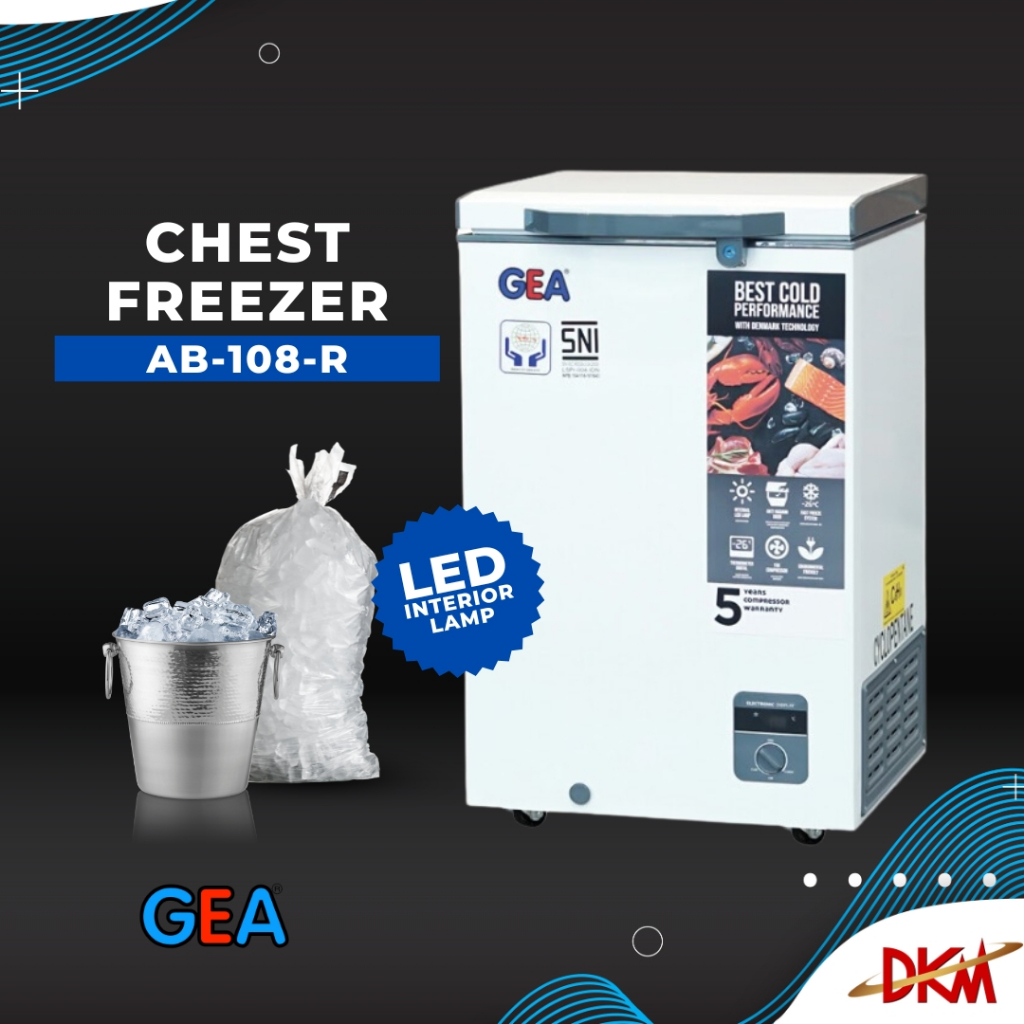 CHEST FREEZER GEA AB-108/FREEZER BOX 100Liter GEA AB 108R/FREEZER GEA AB 108