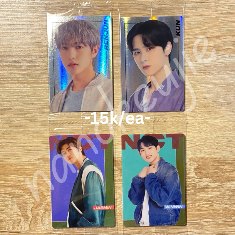 Photocard Official Wafer NCT Japan Renjun Jaemin Kun Winwin golden age nct dream wayv
