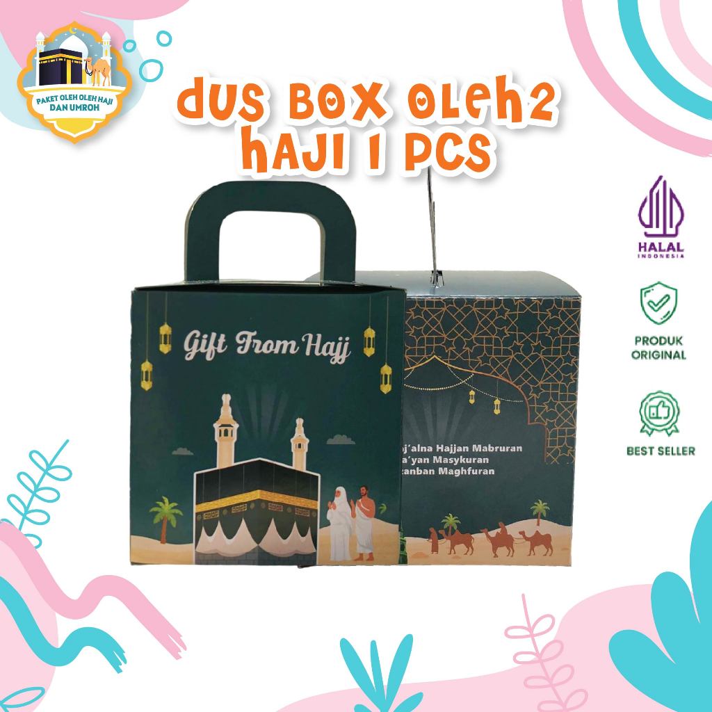 

Box kotak Oleh oleh Haji | Dus Tali Jinjing | Kabah Premium