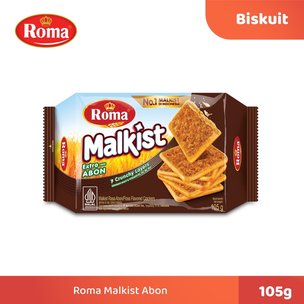 

Roma Malkist Abon 105gr Dengan Abon Sapi